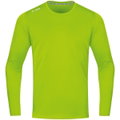 JAKO Sport-Langarmshirt Run 2.0 (100% Polyester, atmungsaktiv) neongrün Herren